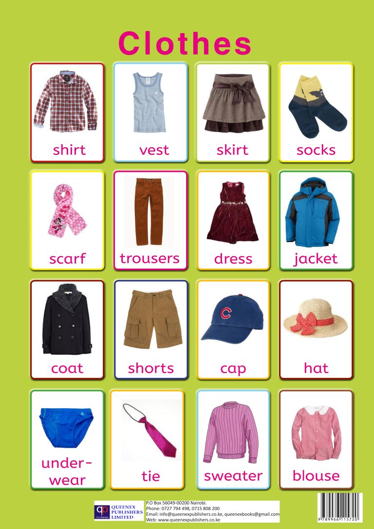 clothes -Queenex publishers