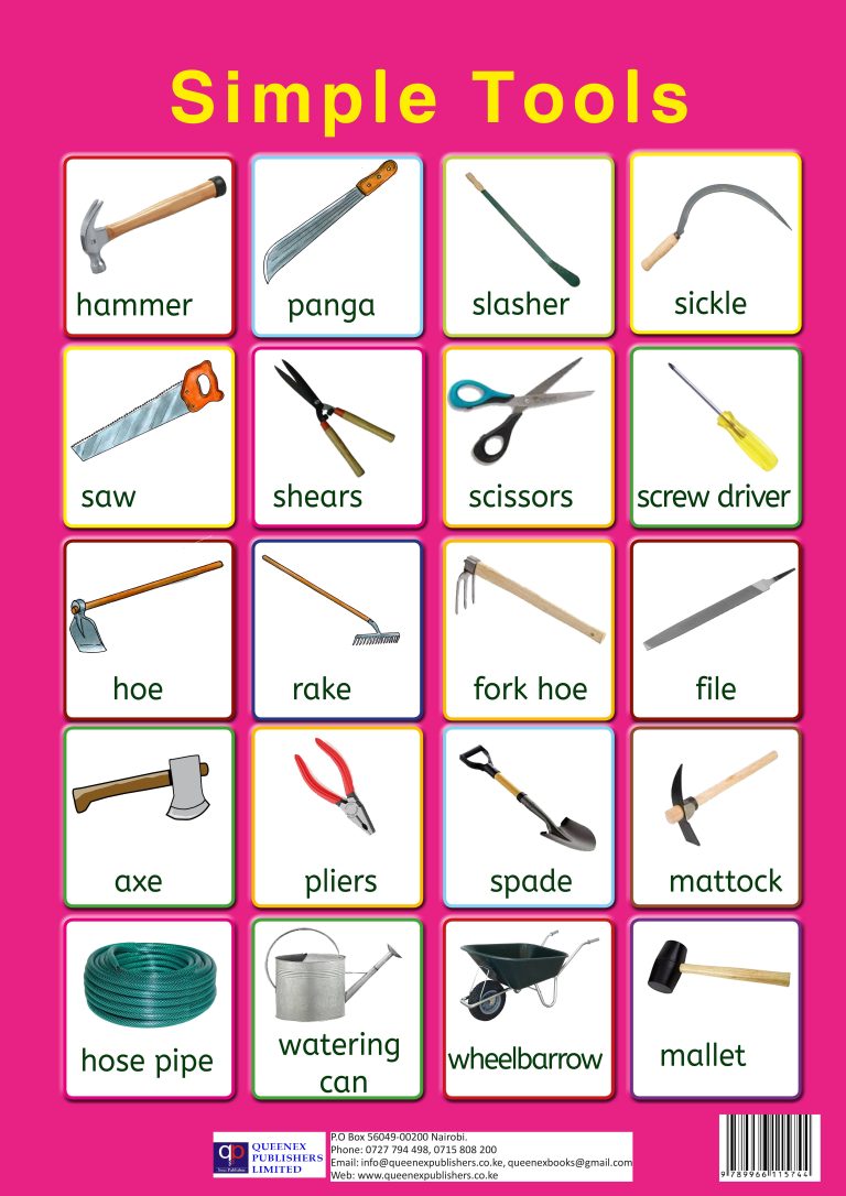 Chart Ordinary Simple Tools - Queenex Publishers
